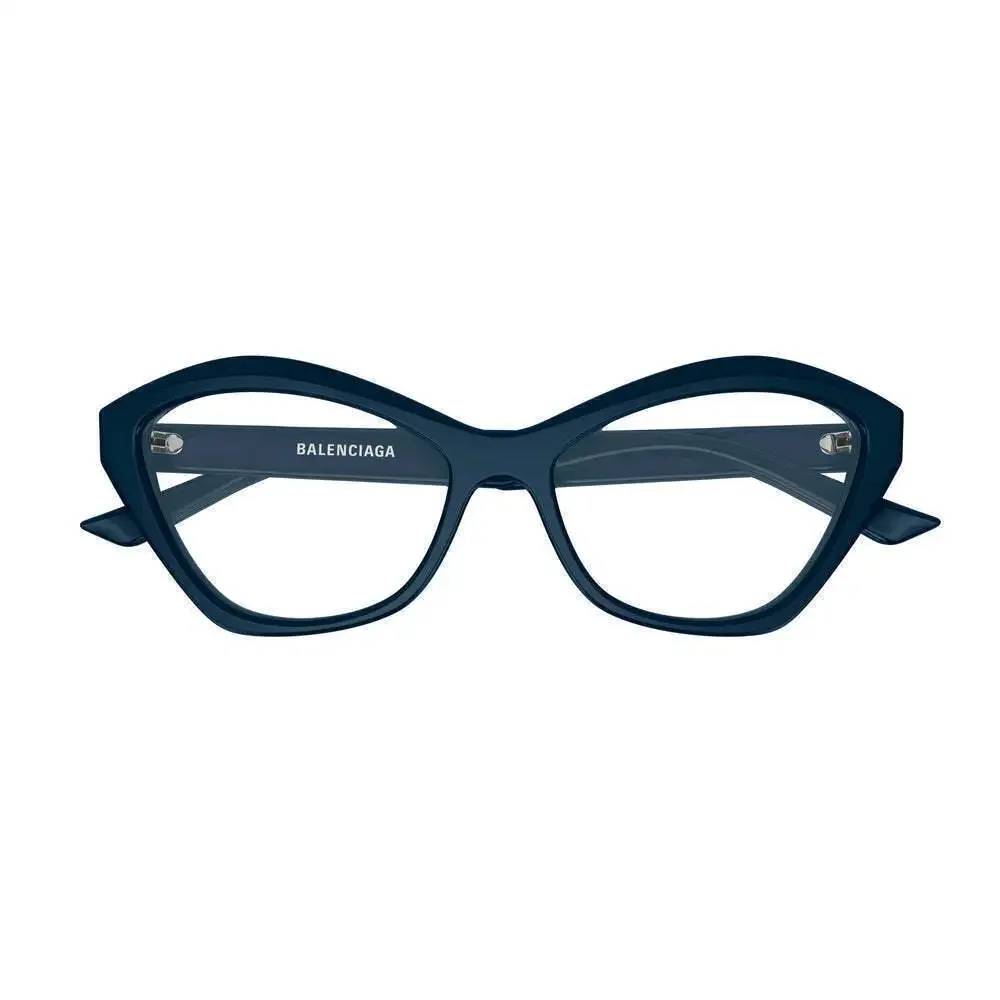 NWT Balenciaga BB0341o Blue 58mm Eyeglasses